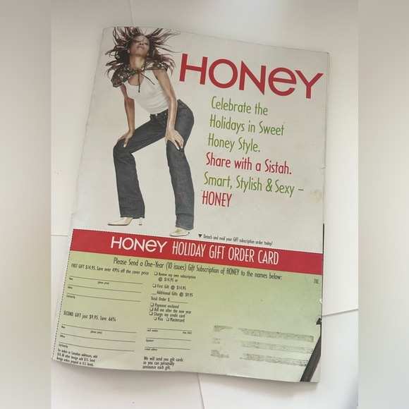 AALIYAH Honey Magazine NOVEMBER 2001 Tribute Issue RARE! R&B Hip Hop POP Rap - Picture 2 of 6